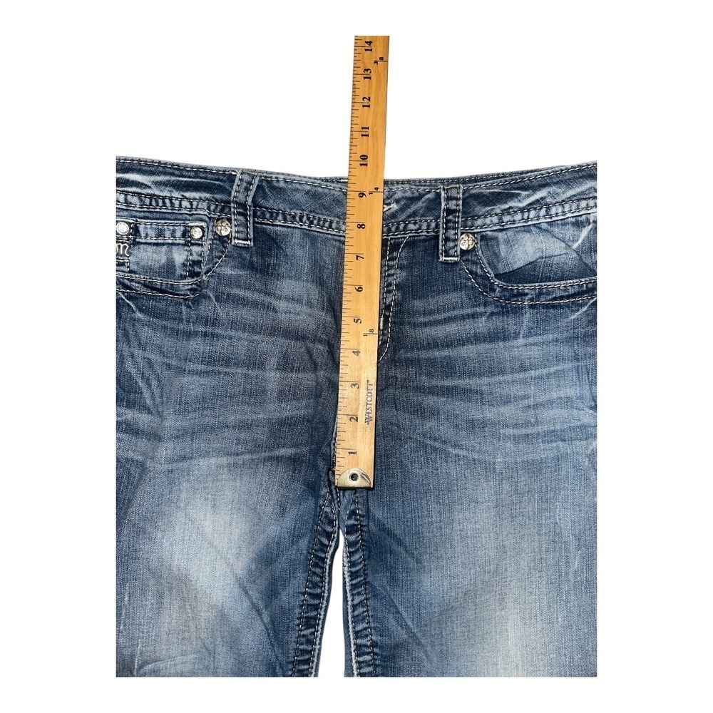 Miss Me Standard Cut Medium Wash Skinny Jeans, Women's Size 30 - Picture 8 of 9